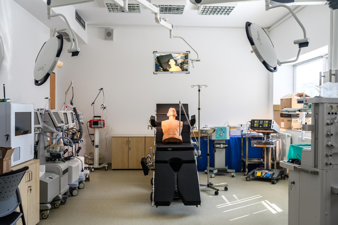 Simulated hospital room in the MedTech laboratory